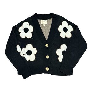 Women’s  Black Floral Cardigan